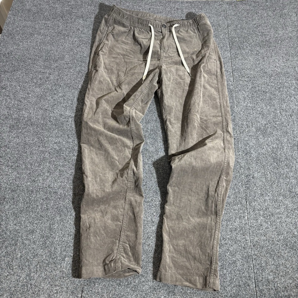 Vuori Optimist Pants Corduroy Joggers Large Charcoal Grey V440 Elastic